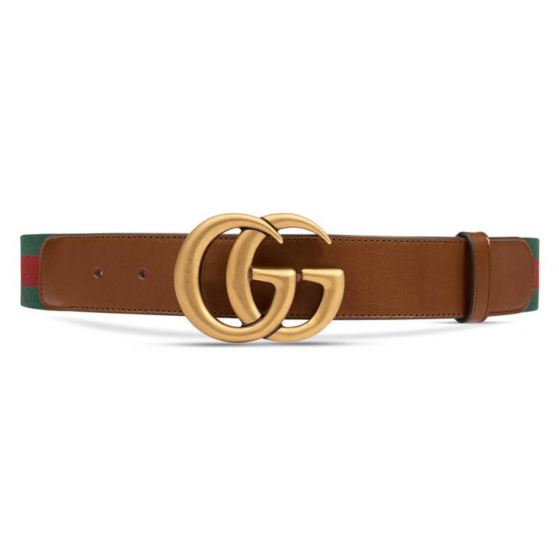 Gucci Belt Mens Brown And Blue